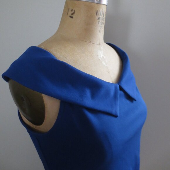 Unique Vintage Blue Retro Top - NWOT - Picture 3 of 6